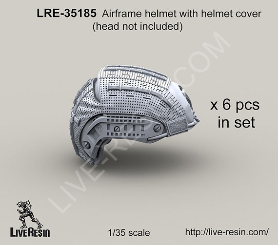 Live Resin 1/35 LRE-35190 Ops Core Helmet with Headsets Rail Adaptor 